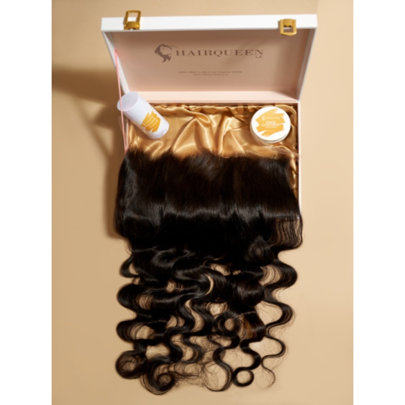 136 HD Lace Frontal 1B Natural Black 14″ Straight