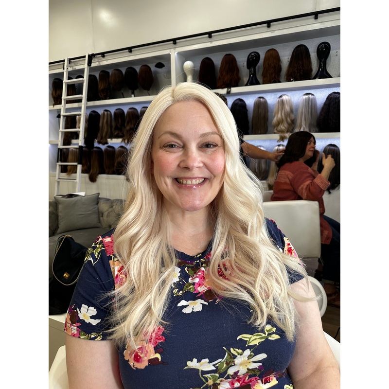 24″ Gisele Silk Top Wig Ice Blonde