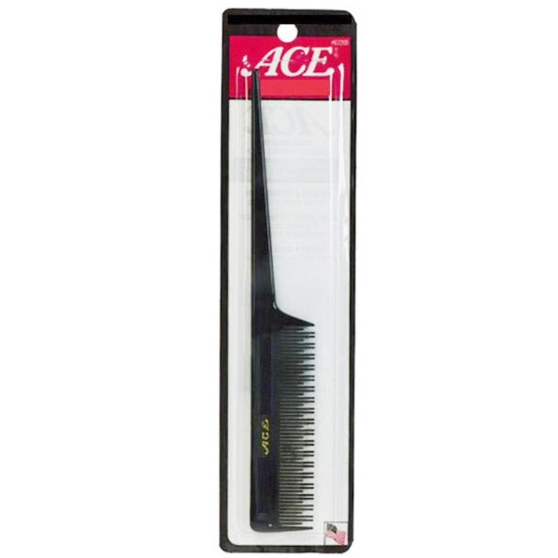 Ace Curling and Teasing Comb w/ Handle TEASING COMB HANDLE