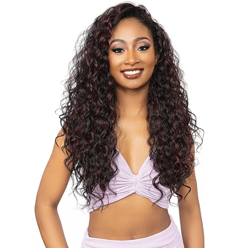 Janet Collection Remy Illusion Easy N Swift 100% Human Hair Prime Unimix Half Wig – WACO 1
