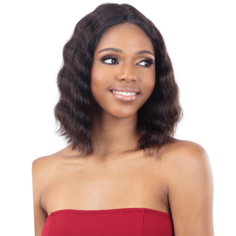 Model Model 100% Human Hair HD Lace Front Wig Haute – SOFT CRIMP CURL 12 NATURAL