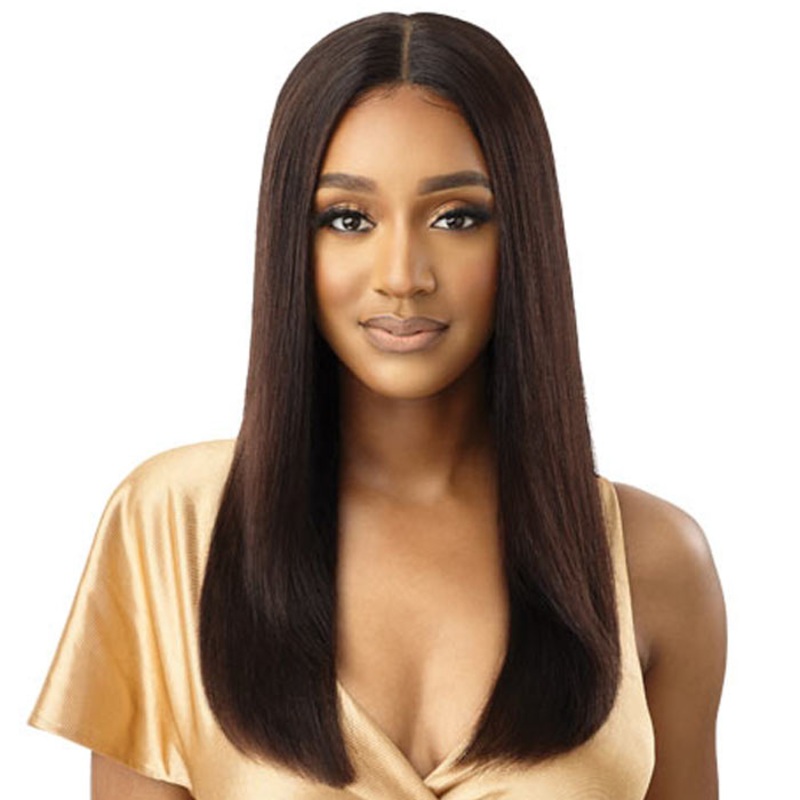 Outre Mytresses 100% Unprocessed Human Hair Lace Front Wig – KENNA NBLK