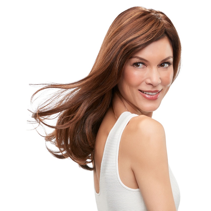 Top Form French 18 inch (Exclusive) | Monofilament Remy Human Hair Topper by Jon Renau 12FS8