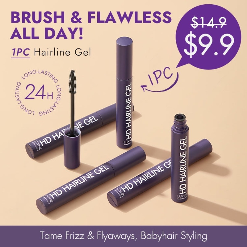 US Only – 1pc Hairline Styling Gel, All-Day Strong Hold for Baby Hairs, Edges & Flyaways | Add-on Item 1pc