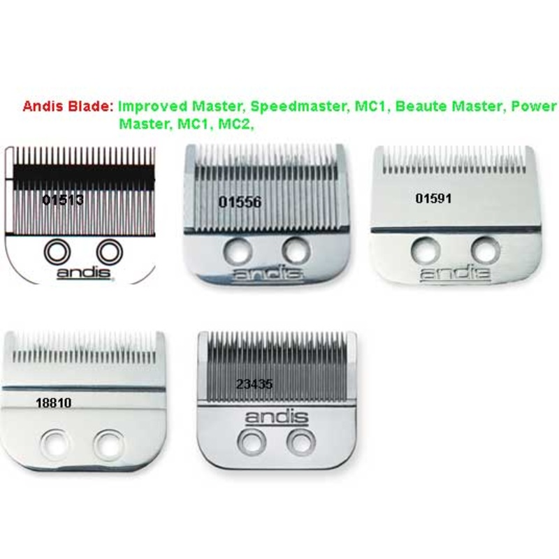 Andis Clipper Blade:Improved Master, Beaute Master, Power Master, Speedmaster,MC1, MC2 1556
