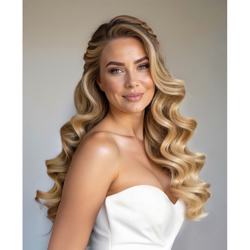 clip-in hair extensions teddy blonde balayage. 14″ Classic