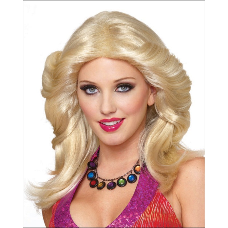 Feathered 1970s Female | Costume Wig by Franco 12 – Brown