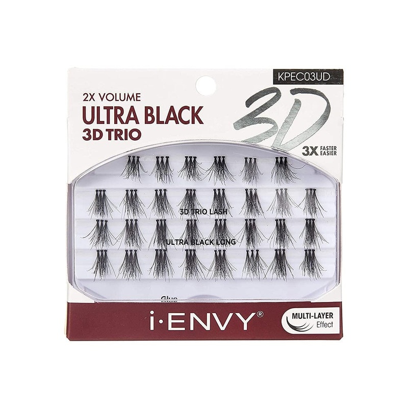 Kiss I-Envy 2x Volume Ultra Black 3D Trio – KPEC03UD
