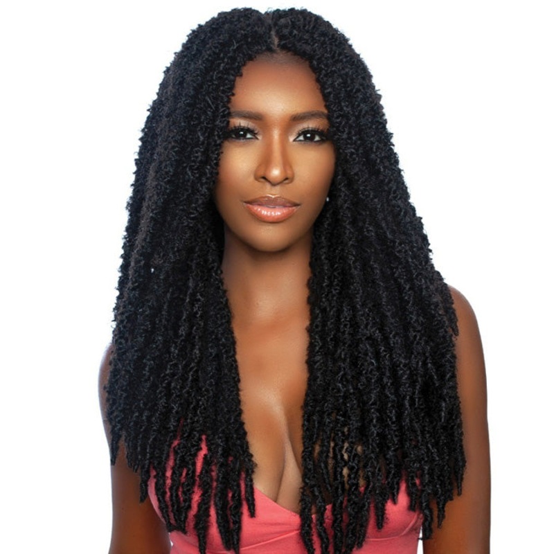Mane Concept Afri Naptural Crochet Braid – 2X BUTTERFLY LOCS 18″ 1