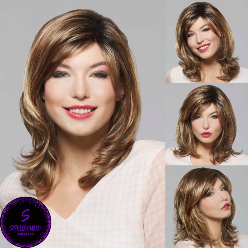 Savannah – Synthetic Wig Collection by Henry Margu 1BH – Off black with medium dark brown highlights