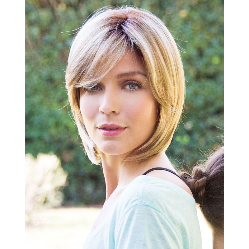 Codi XO | Lace Front & Monofilament Synthetic Wig by Amore Auburn Sugar