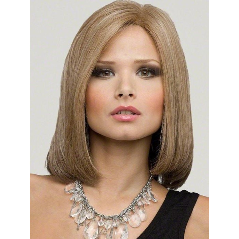 Lynsey | Human Hair/ Synthetic Blend Lace Front Wig (Mono Top) BLACK