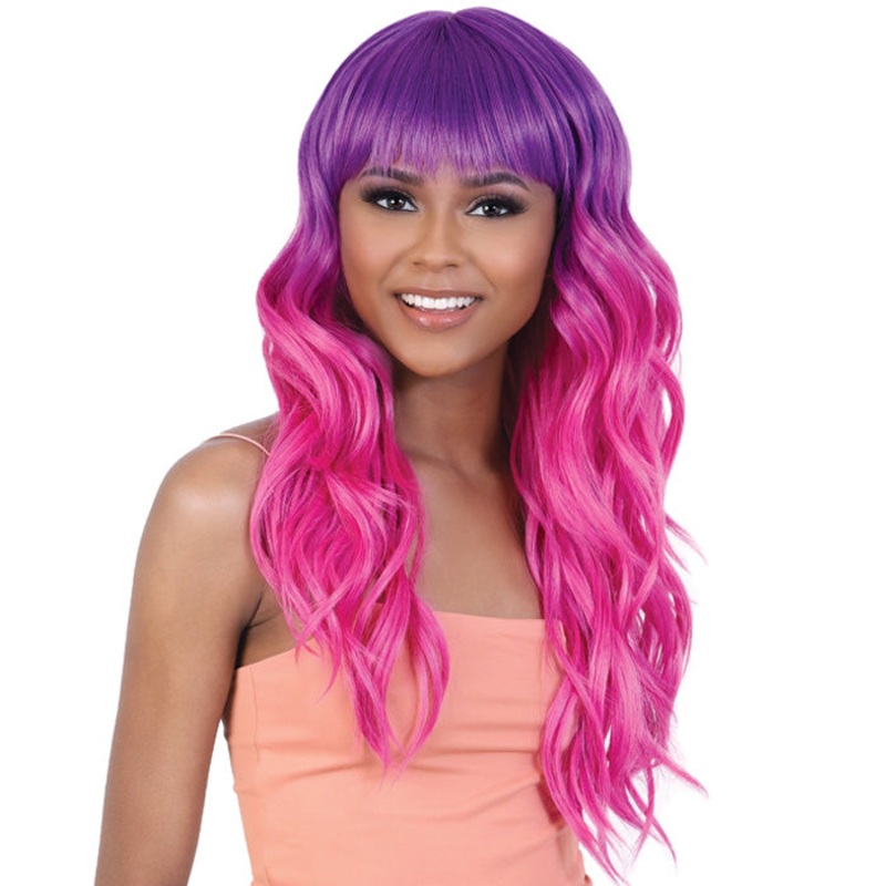 Motown Tress Day Glow Wig Glueless Lace Part Wig – LC.LUXY FLAMINGO
