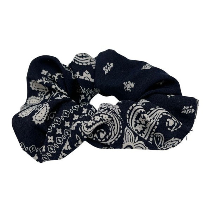 Paisley Hair Scrunchie White One size