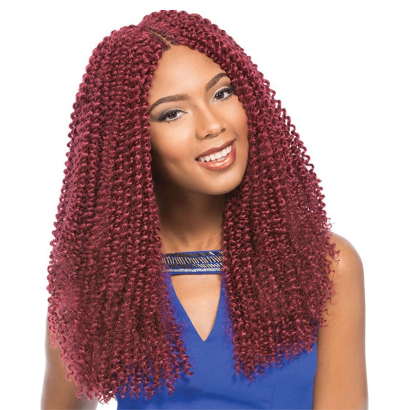 Sensationnel African Collection X-Pression Pre-Looped Crochet Braid KINKY CURL 14 Inch 27