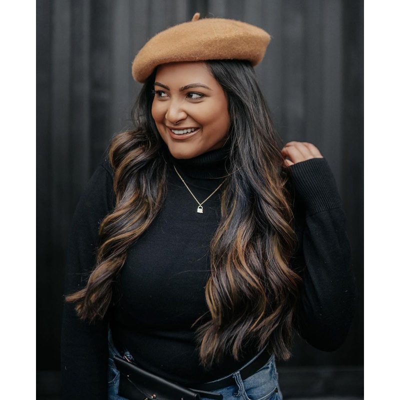 clip-in hair extensions dark highlights. 14″ Classic