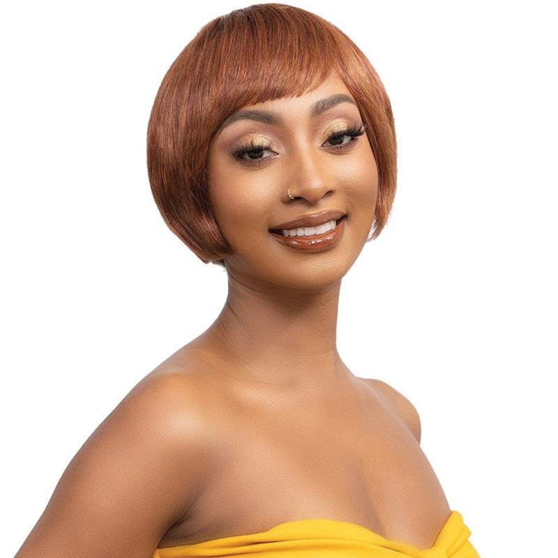 Janet Collection Lavish 100% Virgin Human Hair Wig – RIVER DYF4/33/30