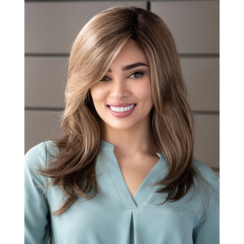 Sheena (Exclusive) | Lace Front & Monofilament Synthetic Wig by Envy Chocolate Cherry