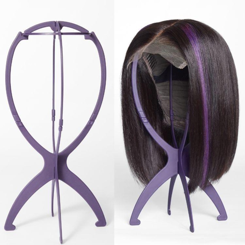 US ONLY | 1pc/3pcs Portable Wig Stand Durable Collapsible Wig Holder for All Wig 1pc