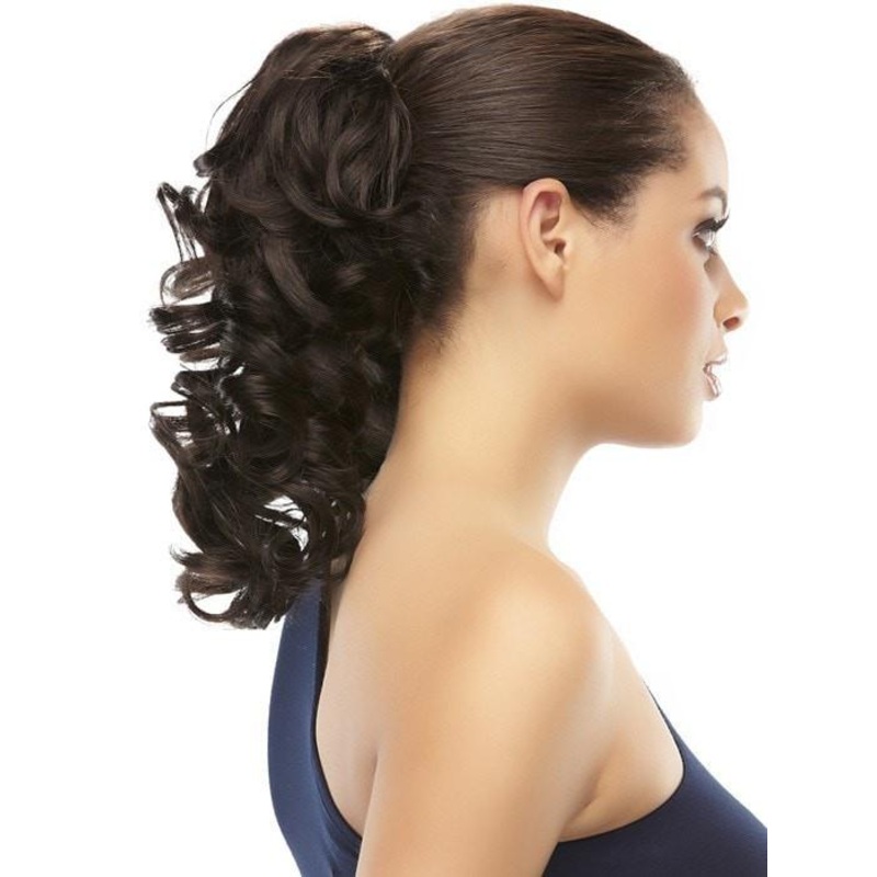 Crush | Synthetic Ponytail (Clip In) 1B