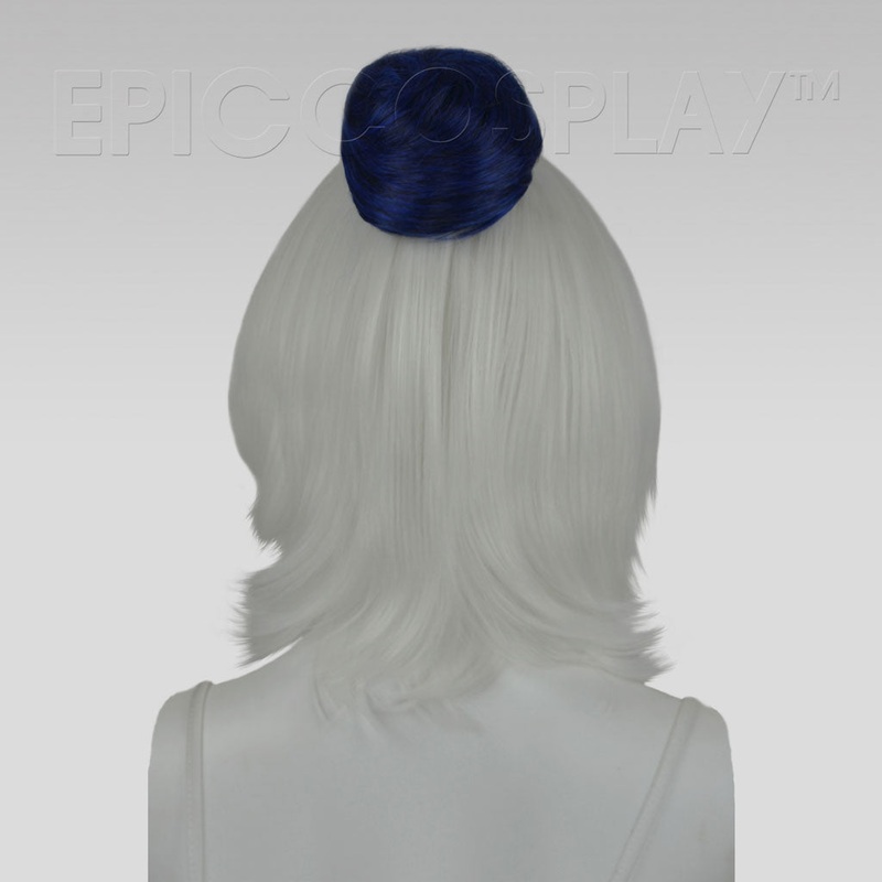 Hair Bun Extension – Blue Black Fusion
