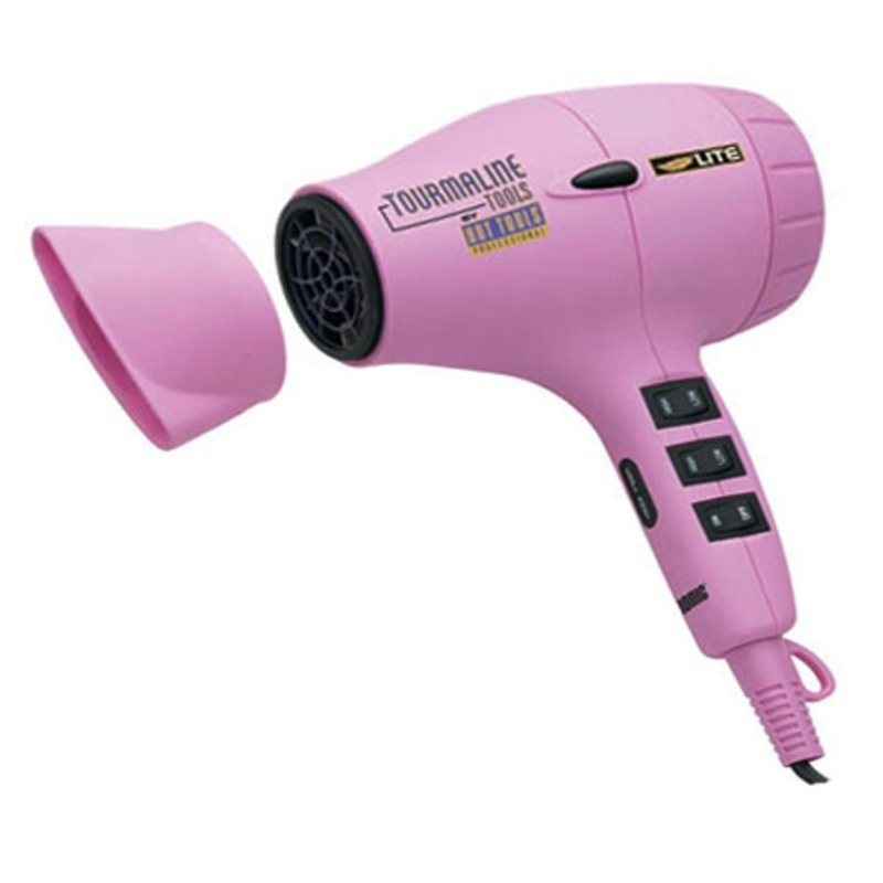 Hot Tools Tourmaline Ionic 1875 Watt Pink Dryer Model 1045