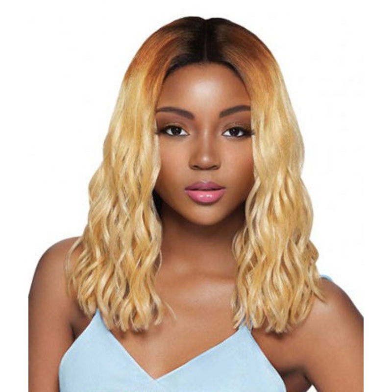Outre Blunt Cut Curly Swiss Lace I-Parting Lace Front Wig SHAWNI 4