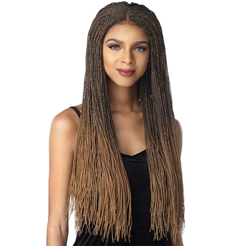 Sensationnel Cloud 9 Swiss Lace HD 4×4 Part Lace Front Wig – MICRO TWIST 613