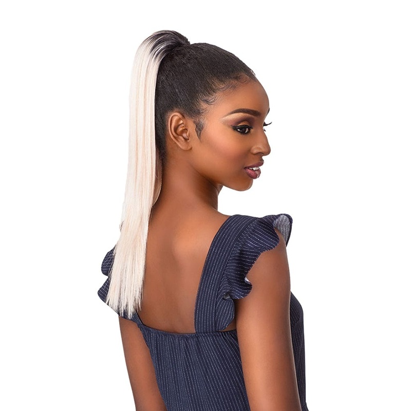 Sensationnel Instant Ponytail – Sleek Straight 18″ 1 JET BLACK