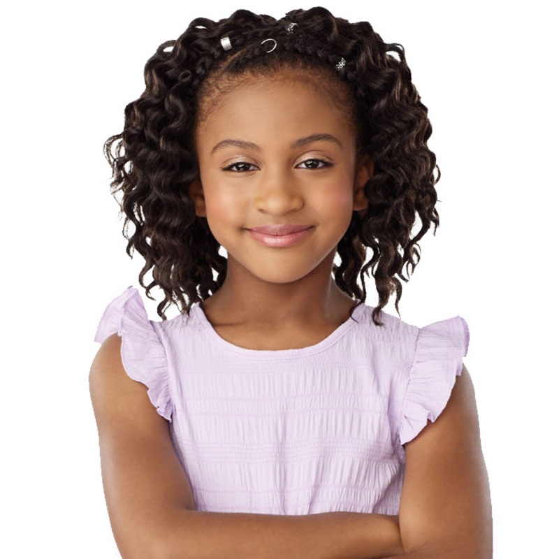 Sensationnel Kids Braids Lulu Mini Pre-looped Crochet Braids – 2X BRAID OUT 8 BG