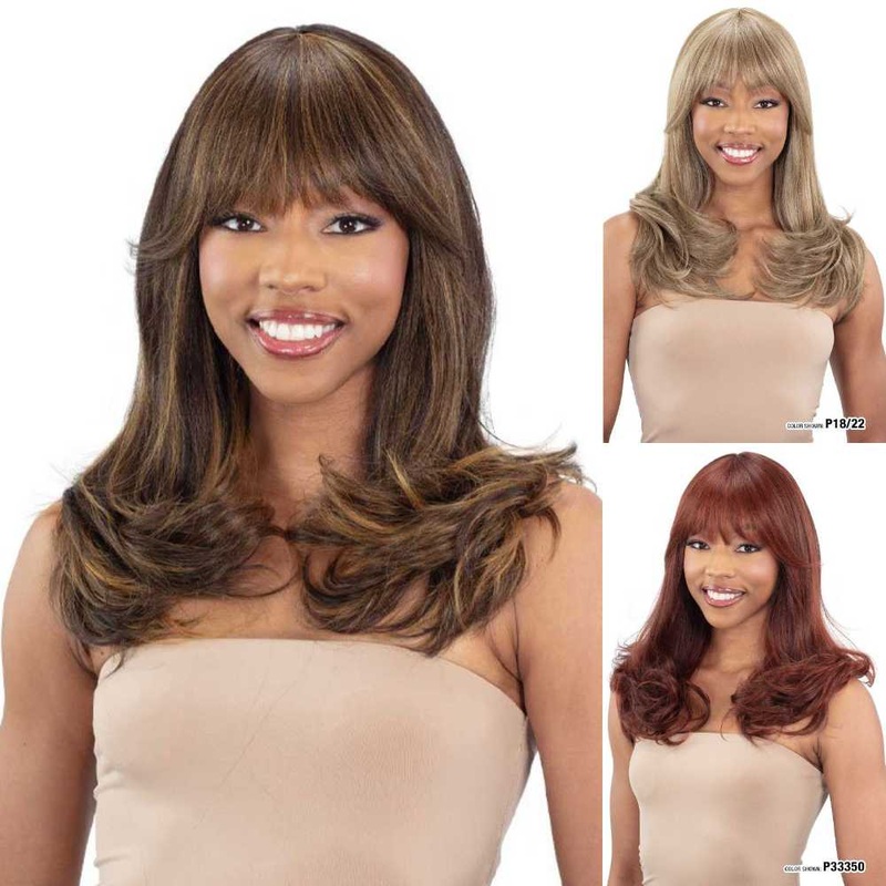 Shake-N-Go Snatched Glueless Synthetic Lace Front Wig – Imara 1 JET BLACK