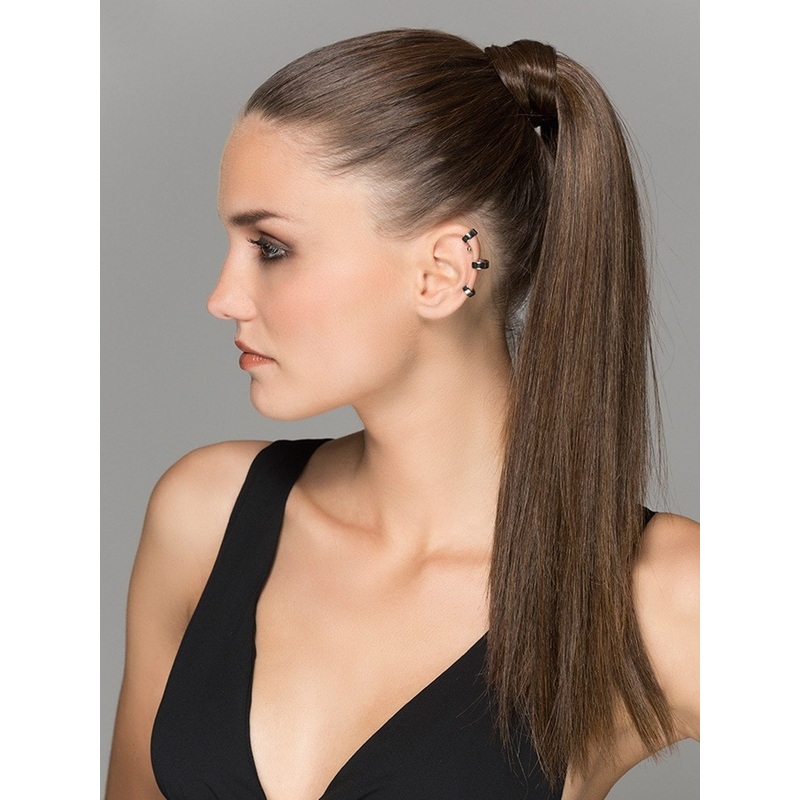 Aqua | Synthetic Ponytail (Wrap-Around) BLACK