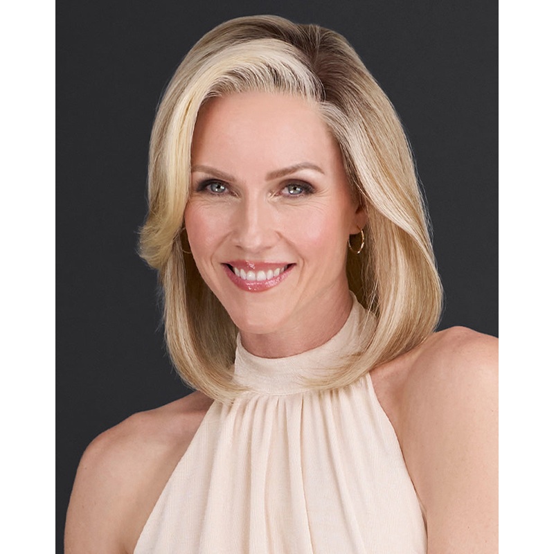 Carrie (Exclusive) | Lace Front & Monofilament Human Hair Wig by Jon Renau 27T613S8