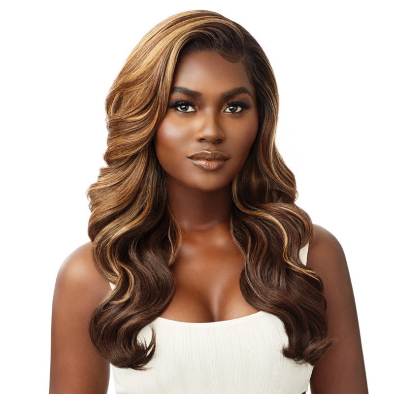 Outre 100% Human Hair Blend Glueless 360 HD 13×6 Hand-Tied Lace Wig – MAXIMINA 1