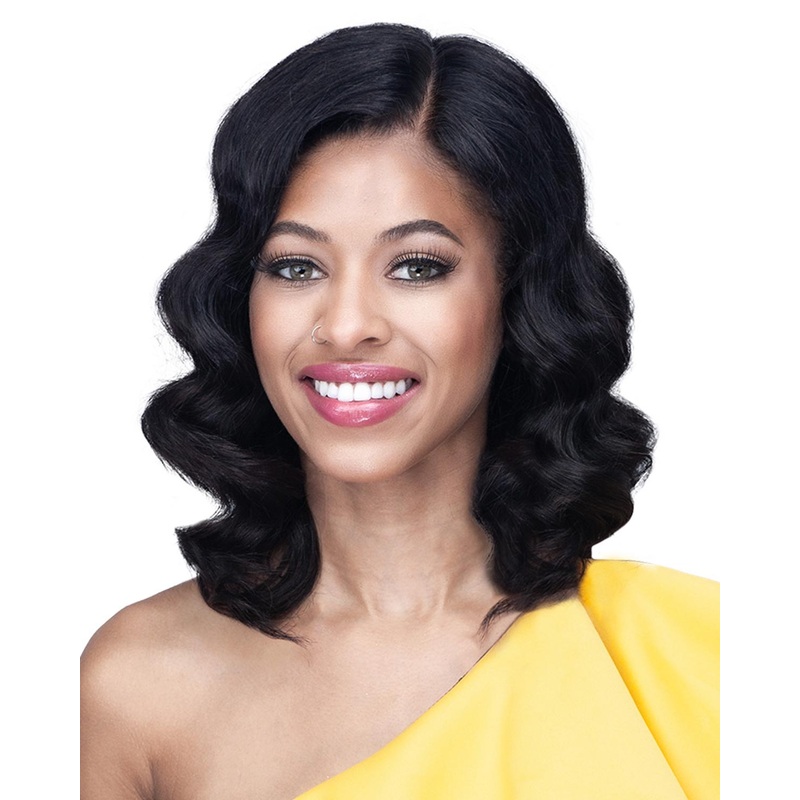 Judith | Lace Front Human Hair Wig by Bobbi Boss Natural