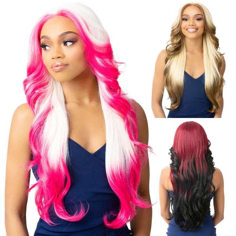 Nutique BFF Collection Synthetic HD Lace Front Wig – Arabella 1 JET BLACK