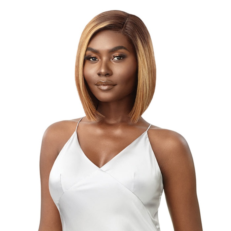 Outre Mytresses 100% Unprocessed Human Hair Custom Colored HD Lace Front Wig – HH LETISHA NBLK
