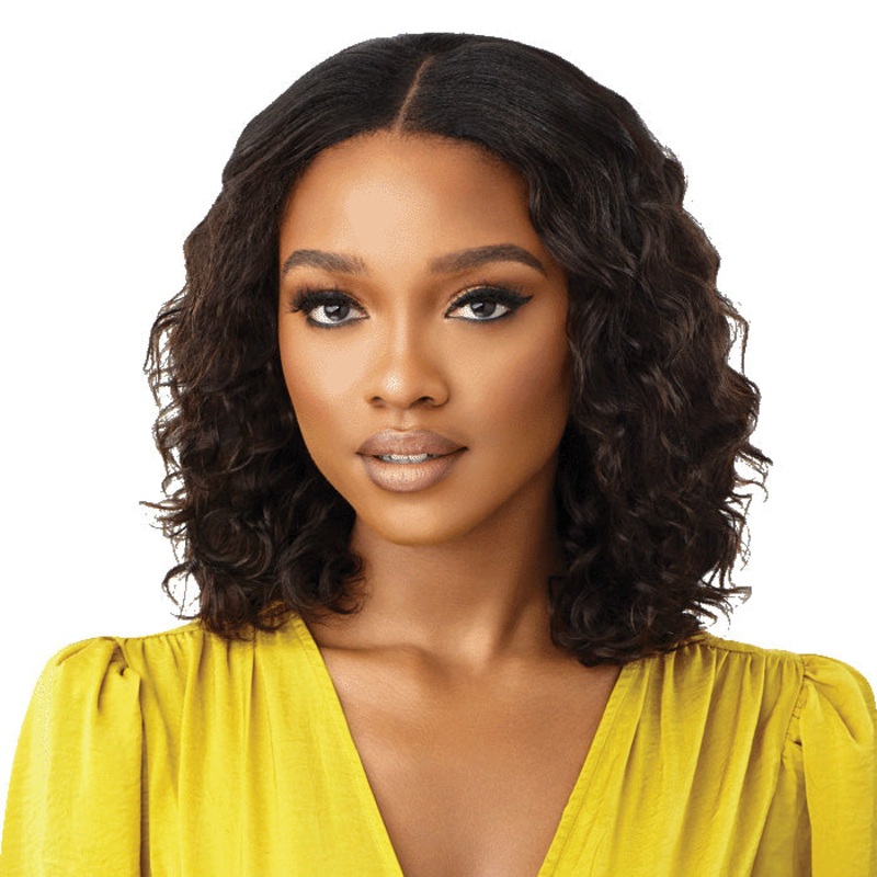 Outre Mytresses Gold Lebel Out 100% Unprocessed Human Wig 12″- ARUBAN WAVE NBLK