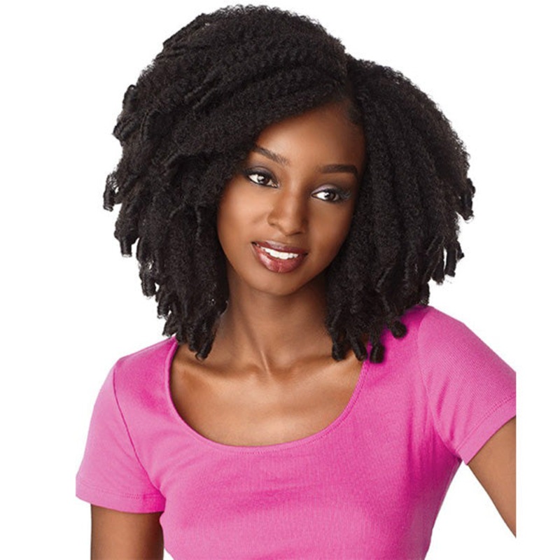 Sensationnel Synthetic Lulutress Crochet Braid – 3X KINKY ROD CURL 9 Inch 1