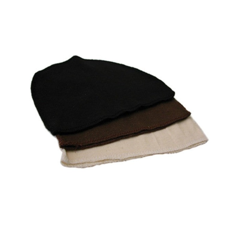 cotton wig liner black liner