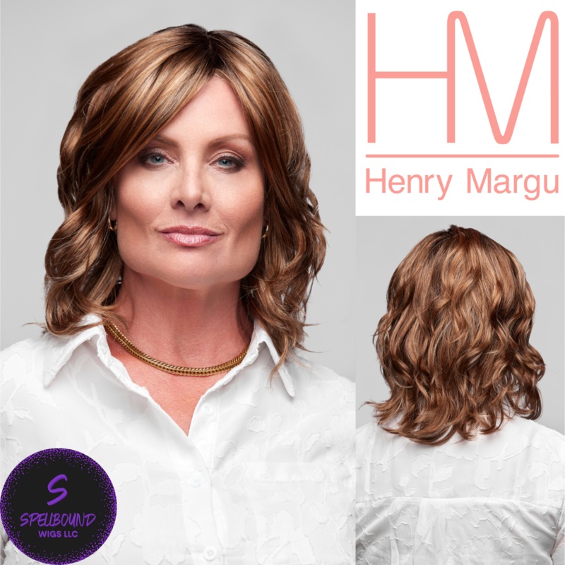 Kendall in 10/613GR – Naturally Yours Collection by Henry Margu ***CLEARANCE*** 10/613GR – Light ash blonde with platinum blonde highlights and medium brown roots