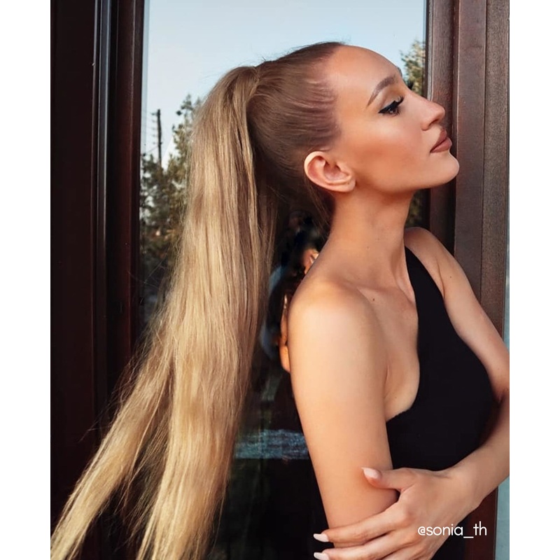 ponytail – medium blonde. 14 inches