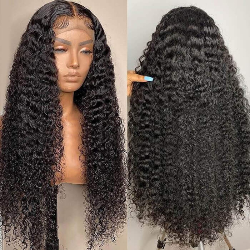 Skinlike HD Lace Curly Wig 13×6 13×4 HD Lace Frontal Wig Human Hair New Upgrade Invisible Small Knot Wigs 10 Pre Cut 5×5 HD Lace 150%
