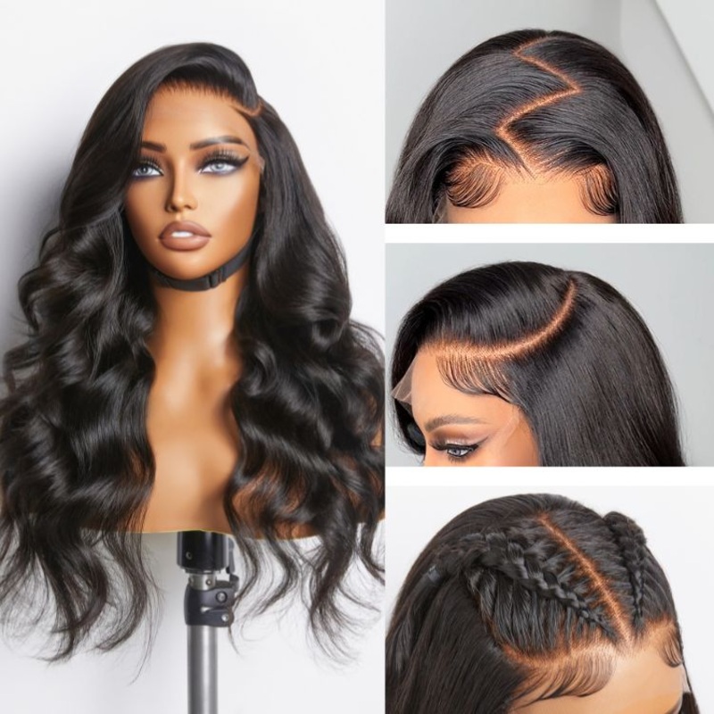 Special Deal | Luvme Hair PartingMax Glueless Wig Loose Body Wave 7×6 Closure HD Lace Pre Plucked & Bleached – US Only Left C Part 12 inches No