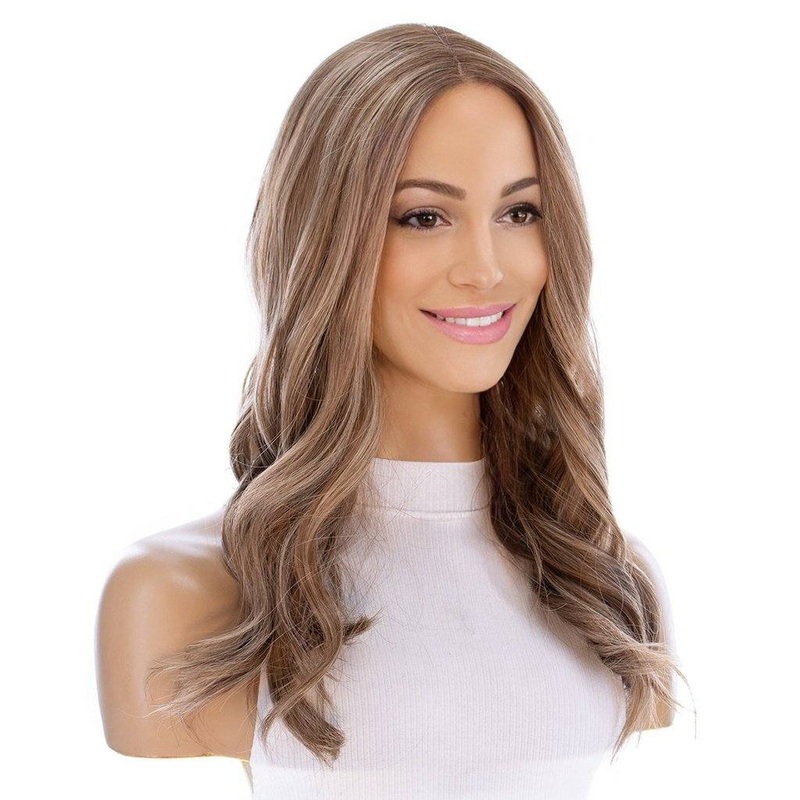 20″ Divine Lace Top Topper Medium Blonde