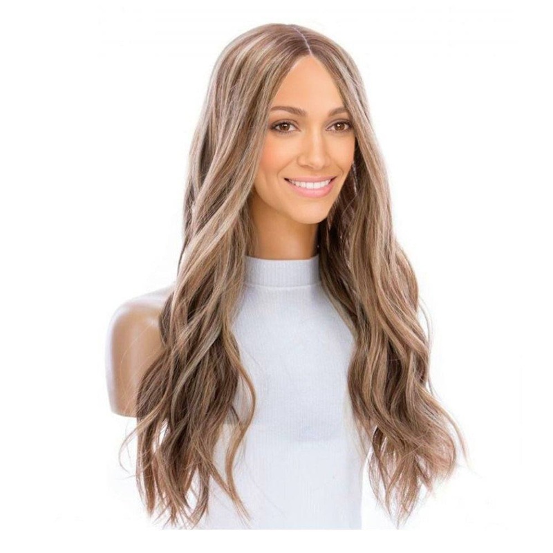 24″ Divine Lace Top Topper Medium Blonde Zig Zag Lace Front