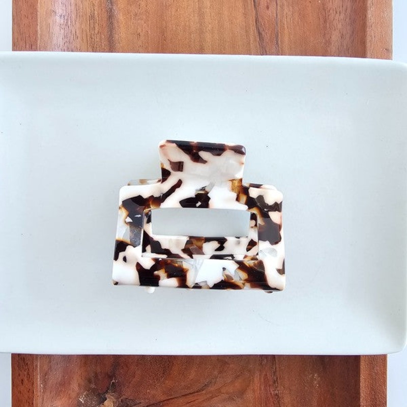 Carly Hair Claw – Cowhide Cowhide OneSize