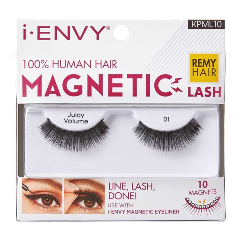 i-ENVY by Kiss 100% Human Hair Magnetic Lashes – Juicy Volume 01