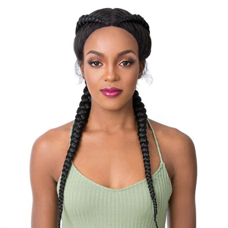 It’s a Wig Braided Lace Front Wig – DUTCH CORNROW 1