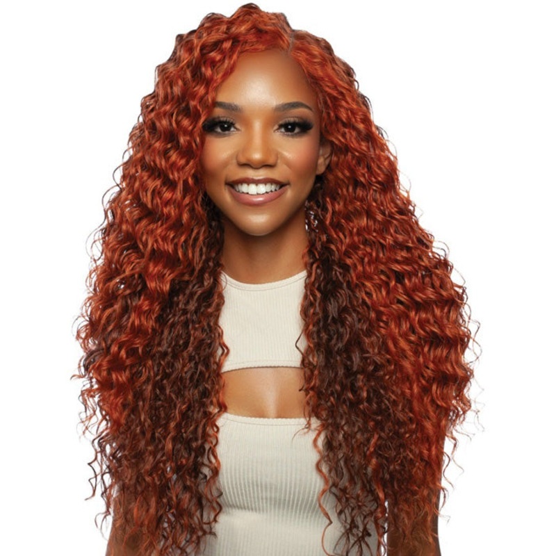 Mane Concept Brown Sugar Skinbond Lace Glueless 9″x6″ Pre-Plucked HD Lace Front Wig – BSSB204 1